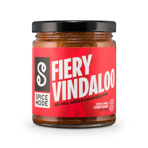 Spicemode, Fiery Vindaloo Curry Sauce, Vegan, Gluten Free, Small...