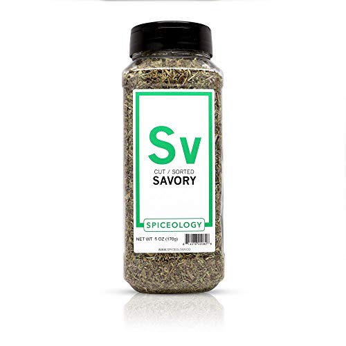 Savory Leaves, Cut &Amp; Sorted - Spiceology Dried Savory Leaves - 6