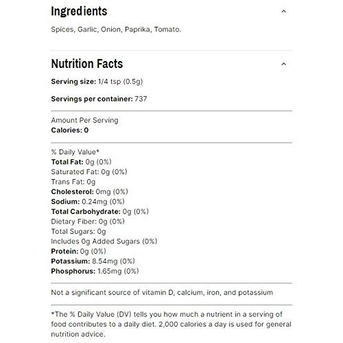 Spiceology - Pizza Pie Salt Free Seasoning - 13 Oz - Use On: Fre