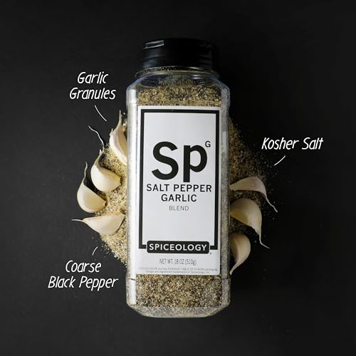 Spiceology – Salt Pepper Garlic (SPG) Seasoning – Premium Blend ...