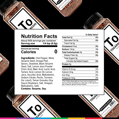 Togarashi Shichimi Blend - Spiceology Japanese Seven Spice Seaso