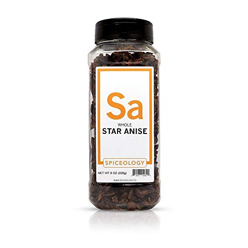 Star Anise Seed - Spiceology Whole Anise Star Pods - 8 Ounces