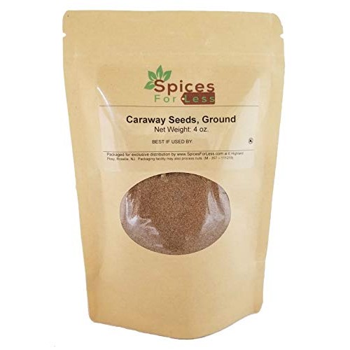 Sfl Caraway Seeds, Ground 4 Oz - Kosher Certified - Top Quality