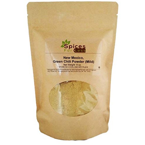 Sfl Green Chili Powder, New Mexico Mild - Kosher Certified 8 Oz