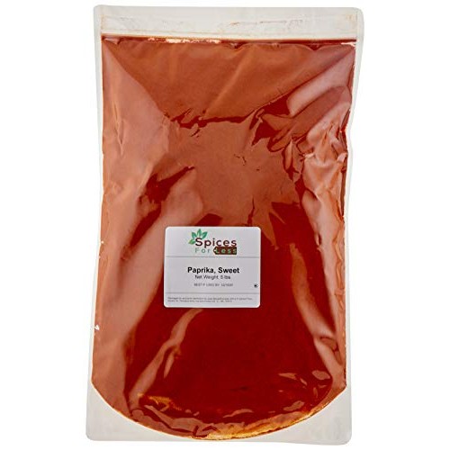 Sfl Paprika, Sweet - 5 Lbs Resealable Bag - Kosher - Premium Qua