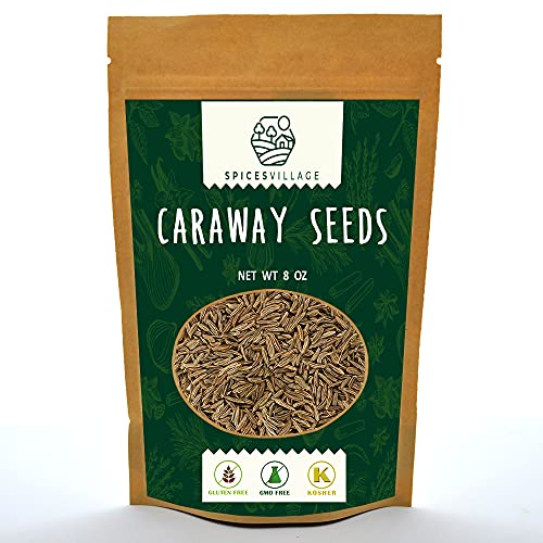 Spices Village Caraway Seeds, Kosher Certified, All Natural, Glu