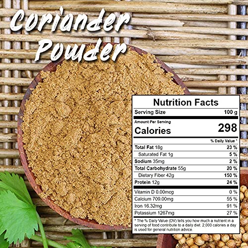 Spices Village Coriander Powder, Kosher Certified, Fresh Dried G