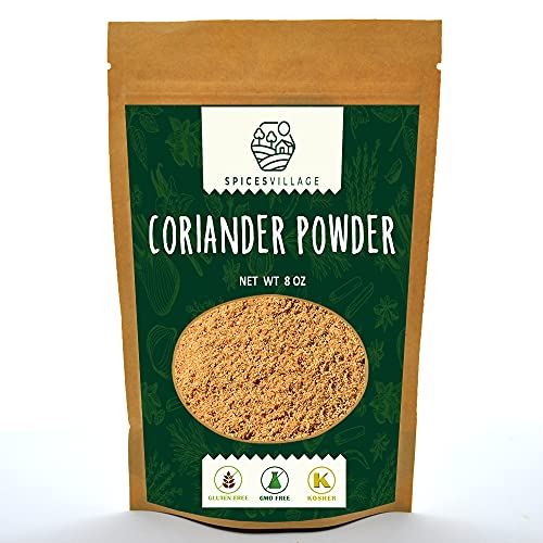 Spices Village Coriander Powder, Kosher Certified, Fresh Dried G