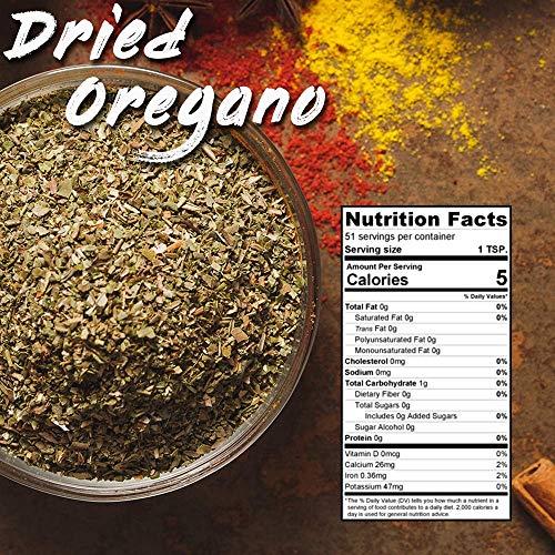 Spices Village Dried Oregano, Kosher Certified, All Natural Fres
