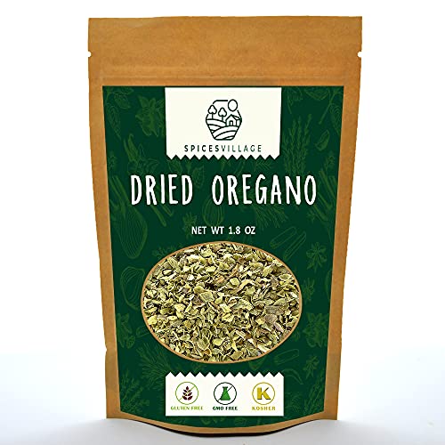 Spices Village Dried Oregano, Kosher Certified, All Natural Fres