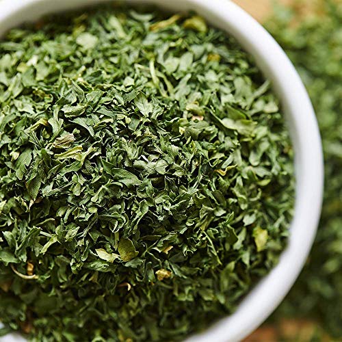 Spices Village Dried Parsley Flakes, Kosher Certified, Dry Flat