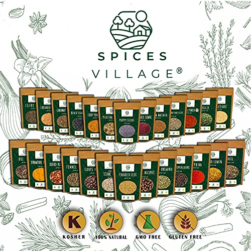 Spices Village Fennel Seeds, Kosher Certified, Whole Spices For