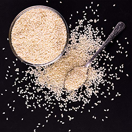 Spices Village Raw Sesame Seeds, White Seasame Seeds Bulk, Fresh
