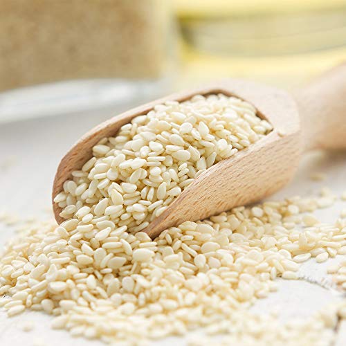 Spices Village Raw Sesame Seeds, White Seasame Seeds Bulk, Fresh