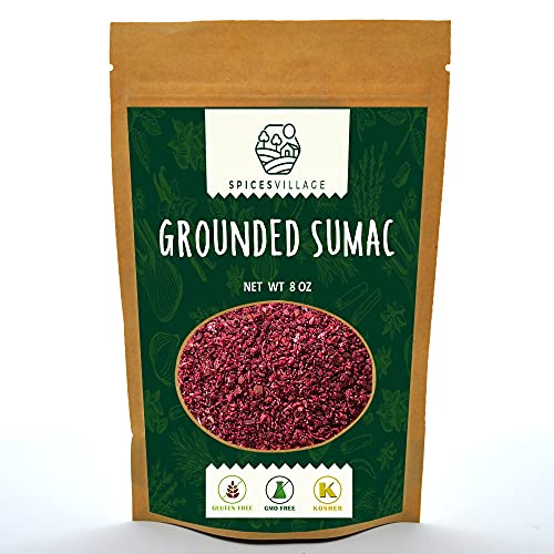 Spices Village Sumac Powder, Staghorn Ground Sumac Spice, Cured