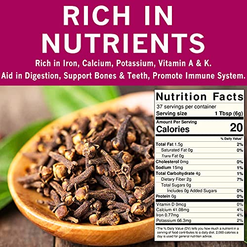 Spices Village Whole Cloves, Kosher Certified, All Natural Dried