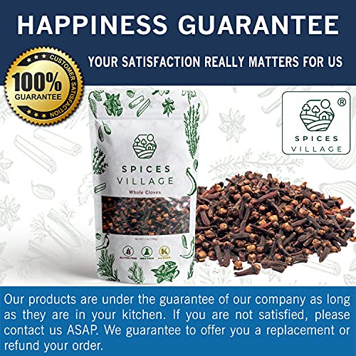 Spices Village Whole Cloves, Kosher Certified, All Natural Dried