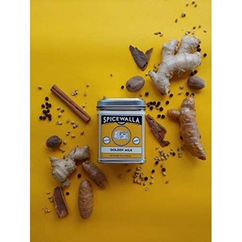 Spicewalla Golden Milk Powder 3.6 Oz - Cinnamon, Ginger, Turmeri