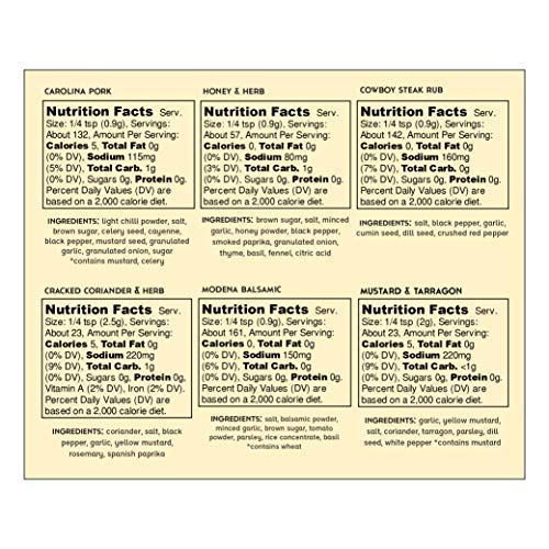 Spicewalla Grill Seasoning 6 Pack | Seasonings And Rubs For Stea