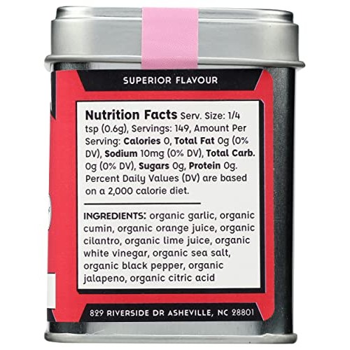 Spicewalla Organic Carne Asada Seasoning, 2.9 OZ