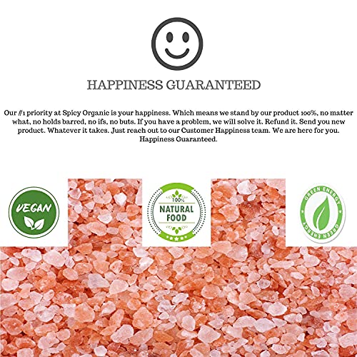 SPICY ORGANIC Natural Himalayan Salt-Non-GMO, Gluten-Free Pink H...