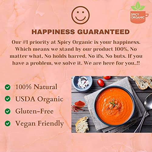 SPICY ORGANIC Red Chili Powder - USDA Certified Organic, Non-GMO...