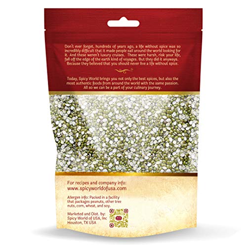 Moong Dal Chilka 2 Lbs Mung Split Dry Beans ~ Indian Golden