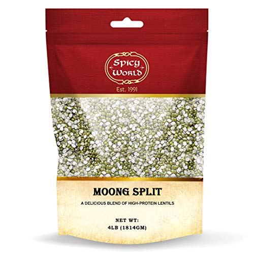 Moong Dal Chilka 4 Lbs Mung Split Dry Beans ~ Indian Golden