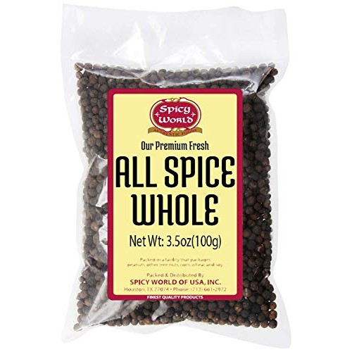 Allspice Whole Berries 3.5 Ounce Bag - By Spicy World All Spice