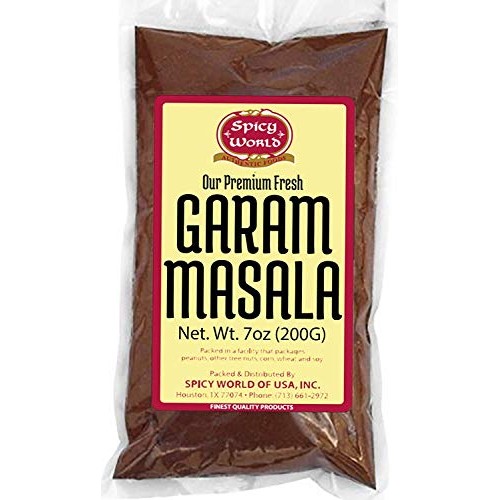 Spicy World Garam Masala 7-Ounce 15 Premium Spice Blend - Salt