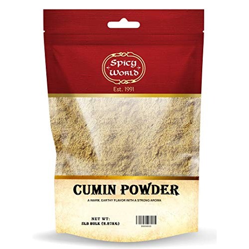 Spicy World Ground Cumin Powder Bulk, 5-Pounds