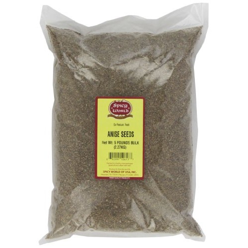Spicy World Anise Seeds Bulk, 5-Pounds