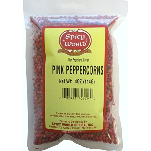 Spicy World Pink Peppercorns 4-Ounce