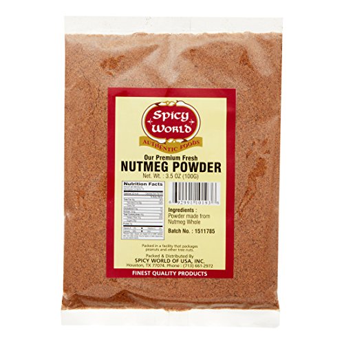 Spicy World Nutmeg Powder 3.5 Ounce