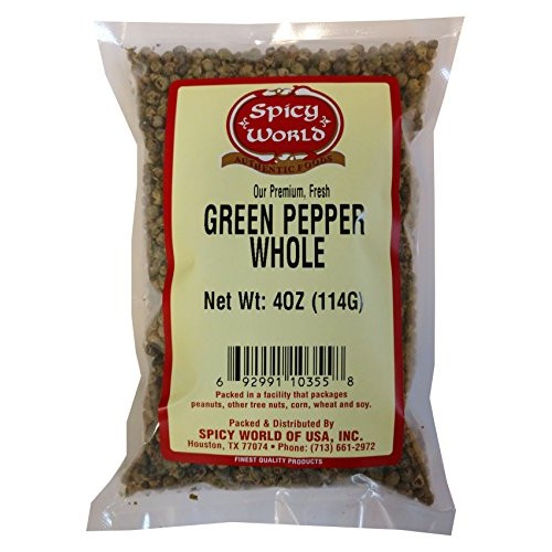 Spicy World Green Peppercorns 4 Oz