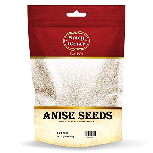 Spicy World Anise Seeds Whole 7 Ounce Bag