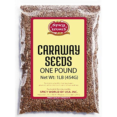 Caraway Seeds Whole 1 Pound 16 Ounce Bulk - By Spicy World - P