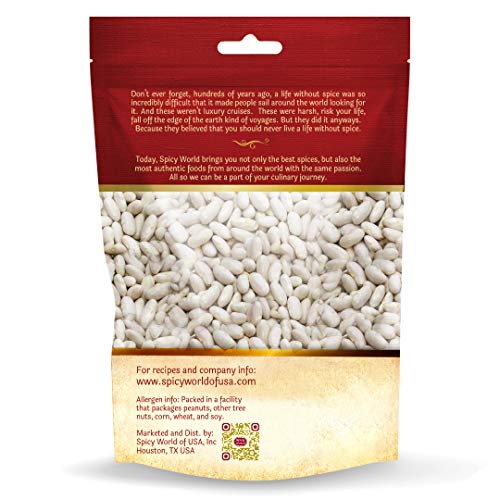 Spicy World Cannelini Beans 4 Lb - From Italy - Dried White Medi