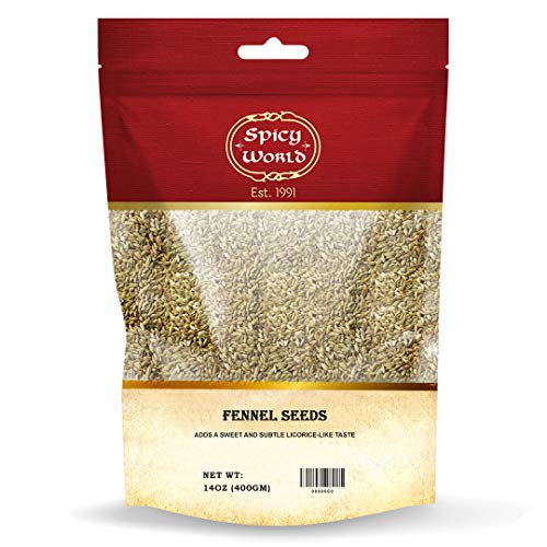 Spicy World Fennel Seeds Bag 14 Ounce