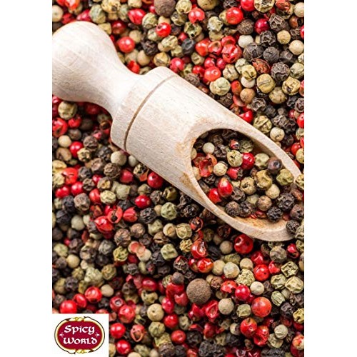Spicy World Four Peppercorn Blend 8-Ounce Rainbow Pepper