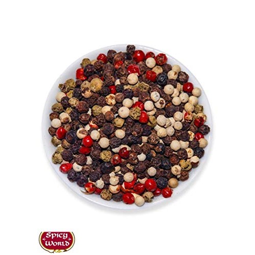Spicy World Four Peppercorn Blend 8-Ounce Rainbow Pepper