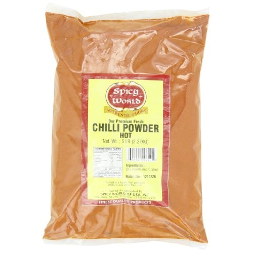 Spicy World Hot Chilli Powder Bulk, 5-Pounds