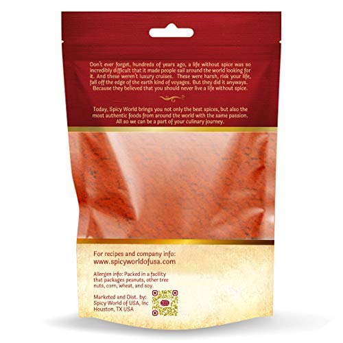 Spicy World Kashmiri Chili Powder Red 7 Ounce Resealable Bag | A