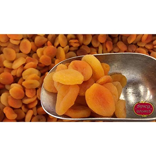 Spicy World Large Turkish Apricots Dried 2.5 Pound Bag 40Oz -