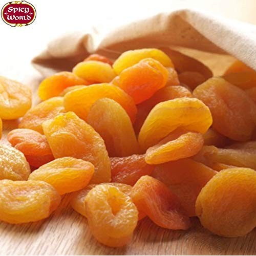 Spicy World Large Turkish Apricots Dried 2.5 Pound Bag 40Oz -