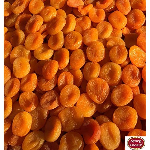 Spicy World Large Turkish Apricots Dried 2.5 Pound Bag 40Oz -