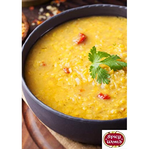 Spicy World Masoor Dal 8 Pound Bag 128Oz - Red Lentils Split -
