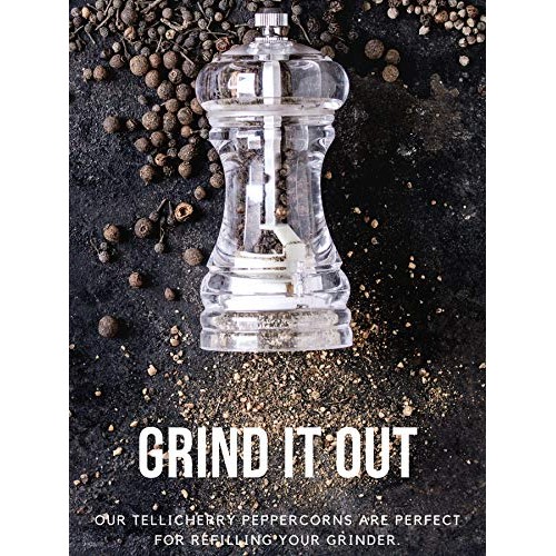 Spicy World Whole Black Peppercorns Tellicherry 2 Pound Bag - St