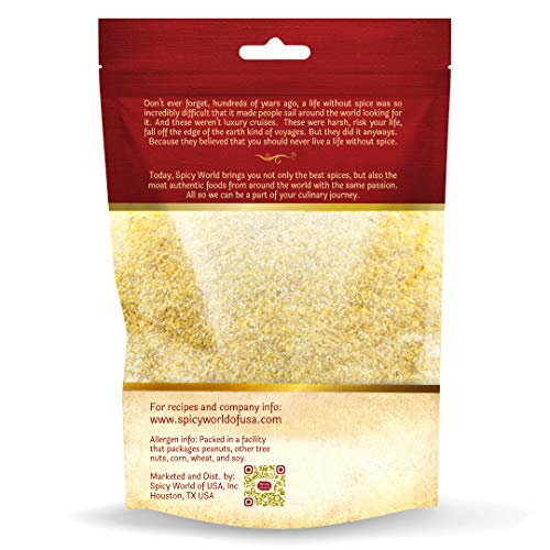 Spicy World Yellow Corn Meal Medium Grind 4 Pound 64Oz - Great