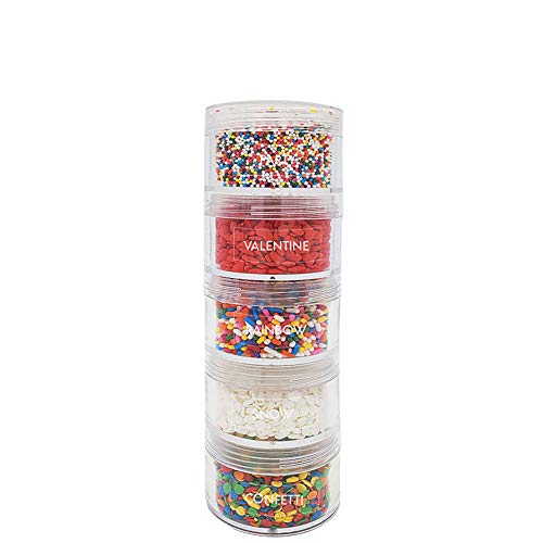 Colorful Cupcake Sprinkles | Edible Cake Decors, Toppings, Sandi
